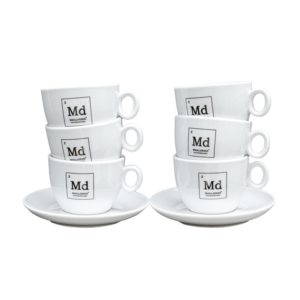 MAILLARDOS Cappuccino Tasse Weiss