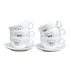 MAILLARDOS Latte Tasse Weiss